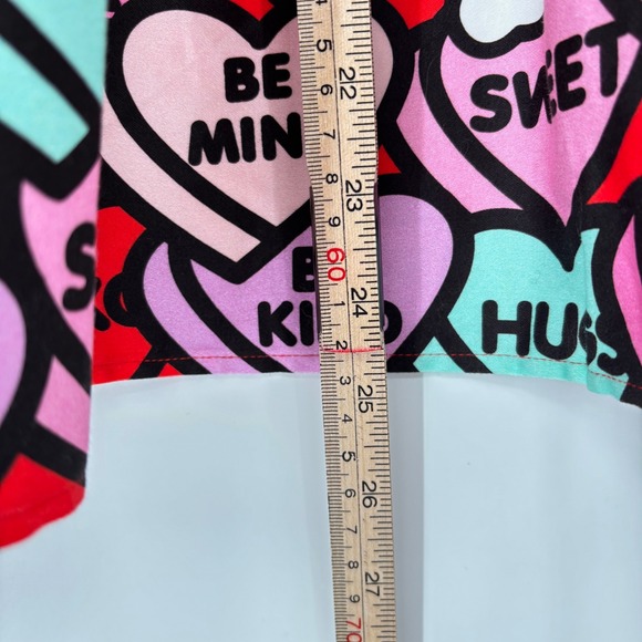 NWT ModCloth X Hello Kitty Skirt Sz 8 Red Pink Candy Hearts Valentine's Day - Picture 12 of 12